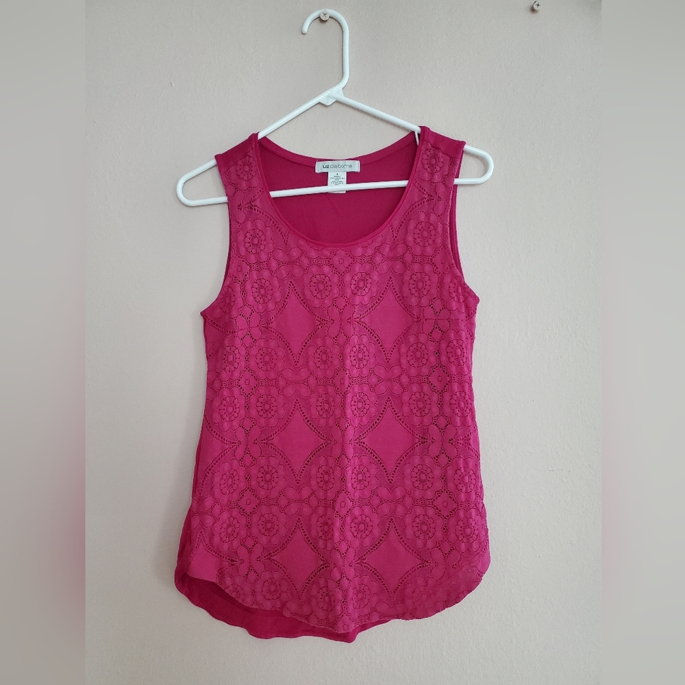 Magenta Sleeveless Top